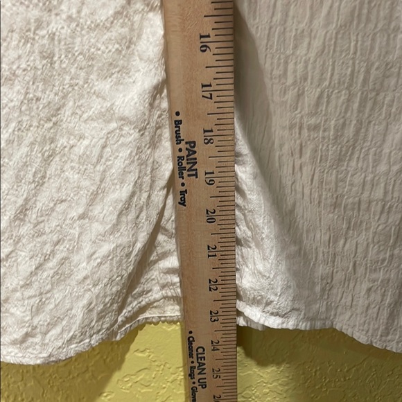 Large 12/14 99% cotton faded glory Women's White Sleeveless Top - Picture 4 of 7